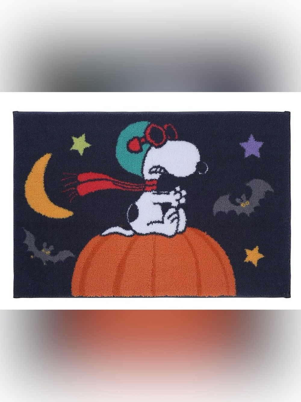 Peanuts Halloween Snoopy Pumpkin Doormat - Bath Rug Home Decor Fall Brand New